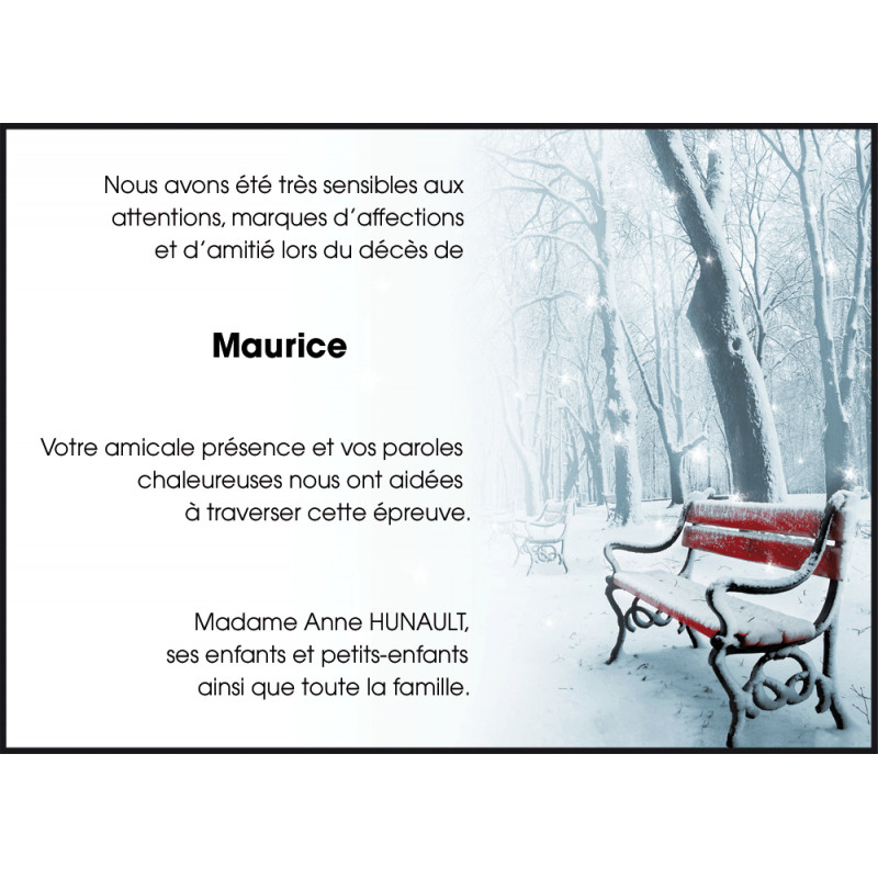 Blanc, rouge sous la neige