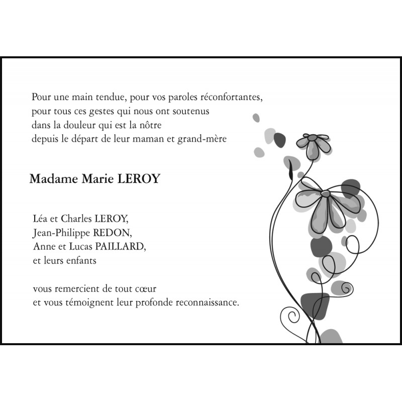 Fleurs graphiques